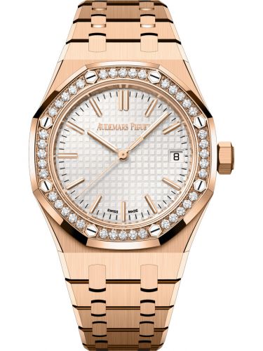 Royal Oak Selfwinding 37 Pink Gold - Diamond / Silver d'Occasion