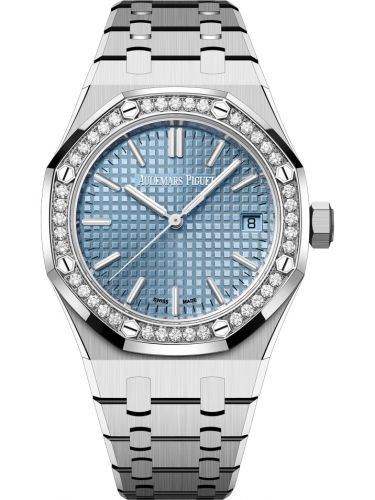 Royal Oak Selfwinding 37 Stainless Steel - Diamond / Light Blue