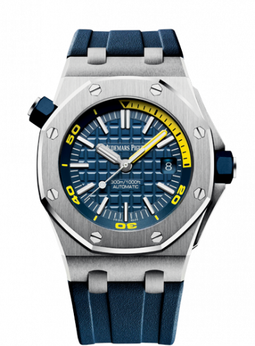 Royal Oak Offshore Diver Stainless Steel / Blue