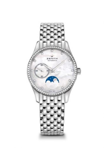 Elite Ultra Thin Lady Moonphase MOP / Diamond / Bracelet