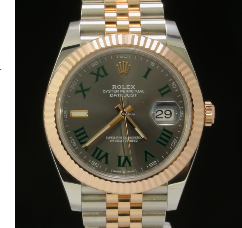 Rolex Datejust 41 Wimbeldon Jubilee Rose Gold/Steel (Full set)