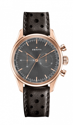 El Primero 146 Rose Gold / Grey / Calf