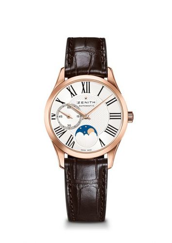 Elite Ultra Thin Lady Moonphase Rose Gold / Roman