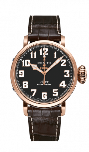 Pilot Type 20 Cohiba Edition Rose Gold / Black / Alligator