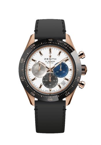 Chronomaster Sport Rose Gold / Silver / Calf