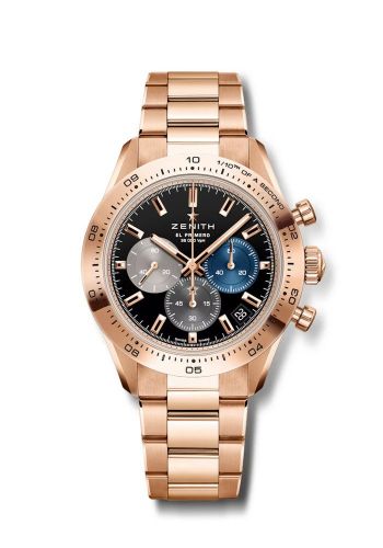 Chronomaster Sport Rose Gold / Black / Bracelet