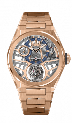 Defy Zero G Rose Gold / Skeleton / Bracelet