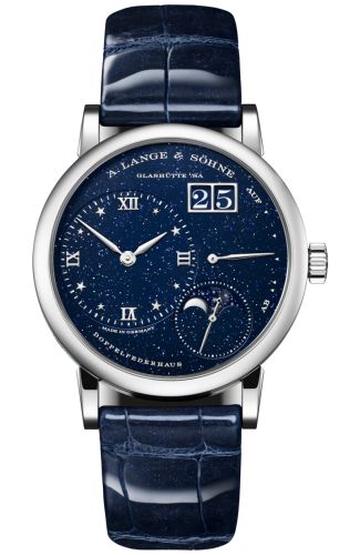 Kleine Lange 1 Moonphase White Gold / Gold-Flux