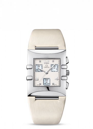 Constellation Quadra Quartz 28 Chronograph Stainless Steel / White / Fabric
