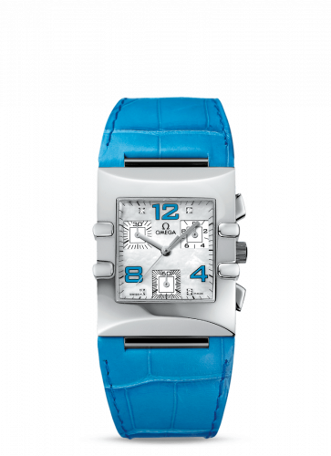 Constellation Quadra Quartz 28 Chronograph Stainless Steel / MOP/ Alligator
