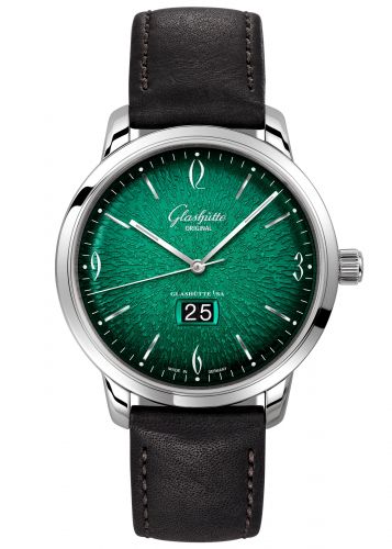 Sixties Panorama Date Stainless Steel / Green / Calf / Pin / Annual Edition