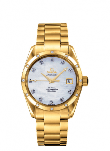 Seamaster Aqua Terra 150M Co-Axial 36.2 Yellow Gold / Diamond / MOP / Bracelet
