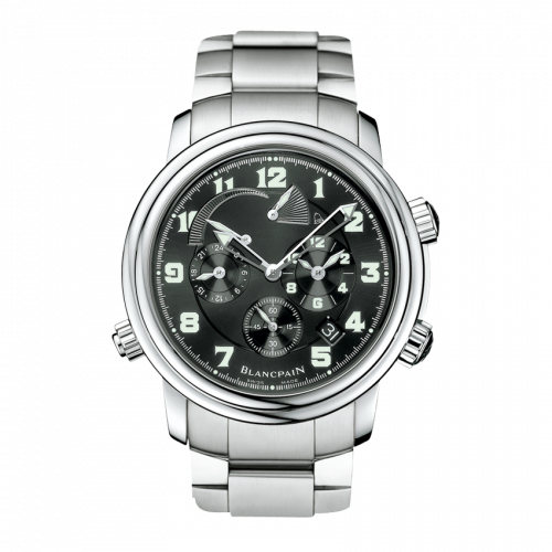 Léman Réveil GMT Stainless Steel / Black / Bracelet