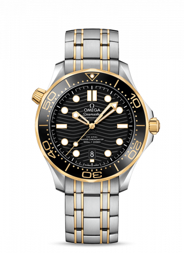 Seamaster Diver 300M Master Co-Axial 42 Stainless Steel / Yellow Gold / Black / Bracelet
