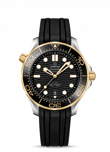 Seamaster Diver 300M Master Co-Axial 42 Stainless Steel / Yellow Gold / Black / Rubber