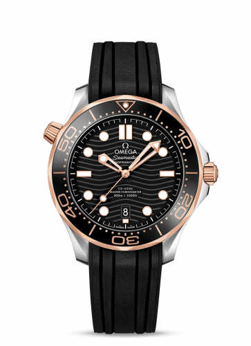 Seamaster Diver 300M Master Co-Axial 42 Stainless Steel / Sedna Gold / Black / Rubber
