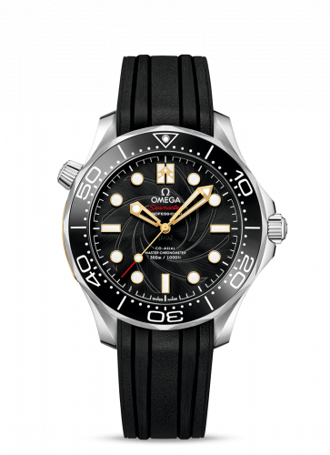Seamaster Diver 300M Master Co-Axial 42 James Bond Stainless Steel / Black / Rubber