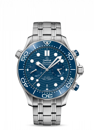 Seamaster Diver 300M Master Co-Axial 44 Chronograph Stainless Steel /  Blue / Bracelet