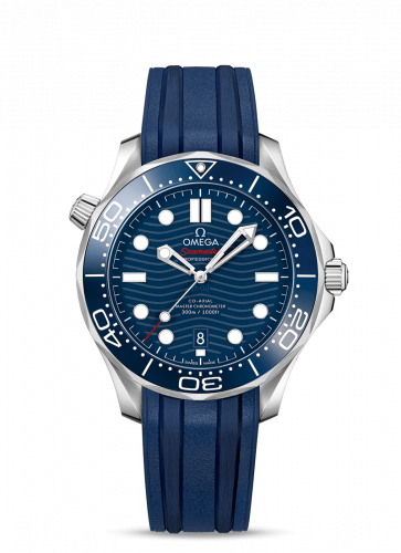 Seamaster Diver 300M Master Co-Axial 42 Stainless Steel / Blue  / Rubber