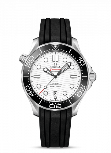 Seamaster Diver 300M Master Co-Axial 42 Stainless Steel / White / Rubber