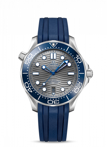 Seamaster Diver 300M Master Co-Axial 42 Stainless Steel / Grey /  Rubber