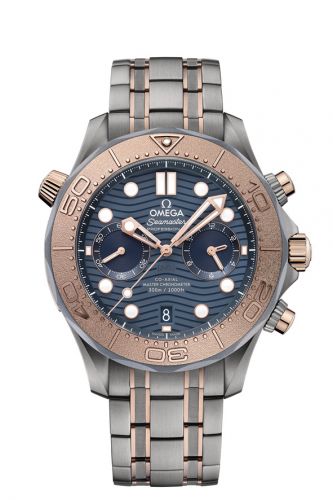 Seamaster Diver 300M Master Co-Axial 44 Chronograph Titanium / Tantalum / Sedna Gold / Blue / Bracelet