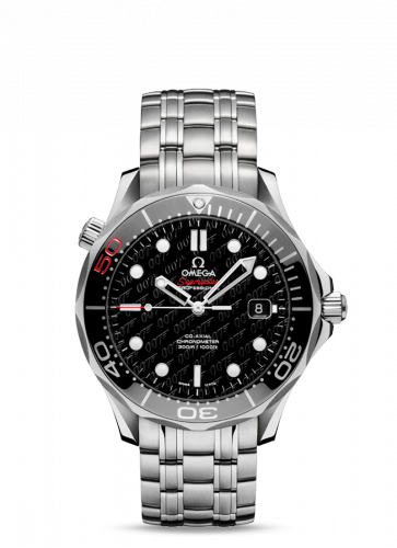 Seamaster Diver 300M Co-Axial 41 Stainless Steel / Black / Bracelet James Bond 50th Anniversary