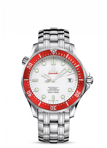Seamaster Diver 300M Co-Axial 41 Stainless Steel / White / Bracelet / Vancouver Olympics