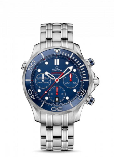 Seamaster Diver 300M Co-Axial 41.5 Chronograph Stainless Steel / Blue / Bracelet