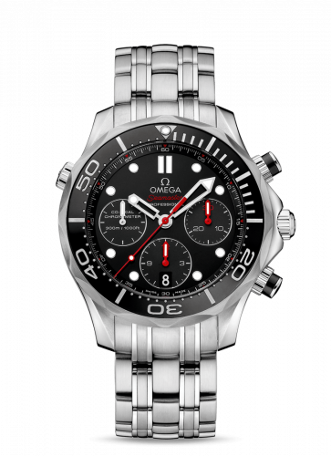 Seamaster Diver 300M Co-Axial 44 Chronograph Stainless Steel / Black / Bracelet