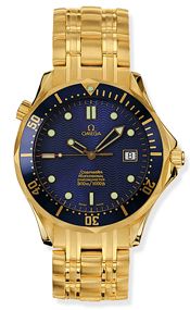 Seamaster Diver 300M Automatic 41 Yellow Gold / Blue / Bracelet / Bond