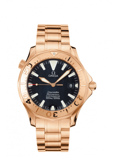 Seamaster Diver 300M Automatic 41 Red Gold / Black / Bracelet