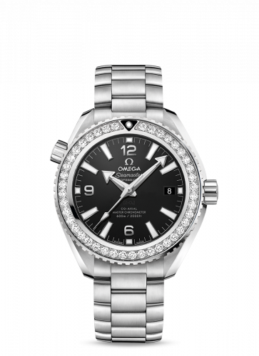 Seamaster Planet Ocean 600M Co-Axial 39.5 Master Chronometer Stainless Steel / Diamond / Black / Bracelet