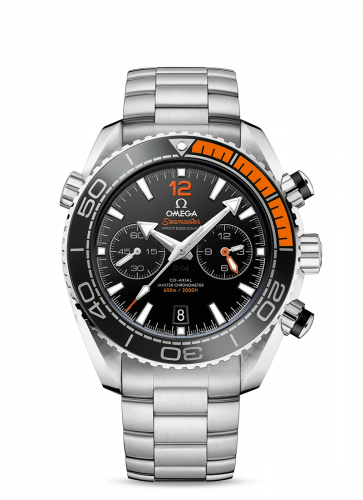 Seamaster Planet Ocean 600M Co-Axial 45.5 Master Chronometer Chronograph Stainless Steel / Orange / Bracelet