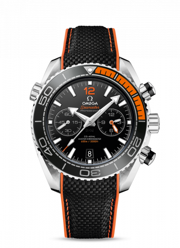 Seamaster Planet Ocean 600M Co-Axial 45.5 Master Chronometer Chronograph Stainless Steel / Orange / Rubber