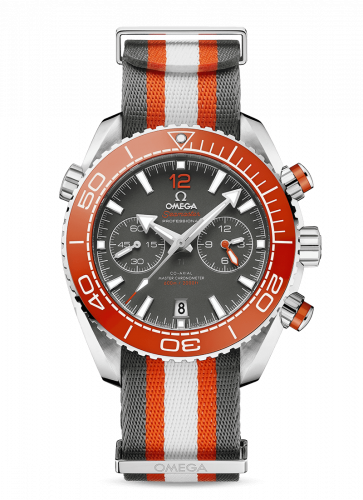 Seamaster Planet Ocean 600M Co-Axial 45.5 Master Chronometer Chronograph Stainless Steel / Grey / NATO