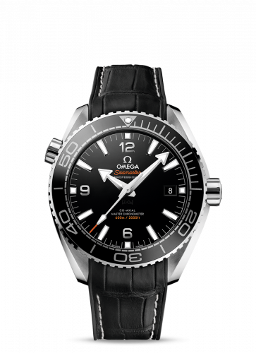 Seamaster Planet Ocean 600M Co-Axial 43.5 Master Chronometer Stainless Steel / Black / Alligator