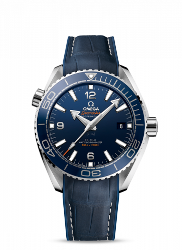 Seamaster Planet Ocean 600M Co-Axial 43.5 Master Chronometer Stainless Steel / Blue / Alligator