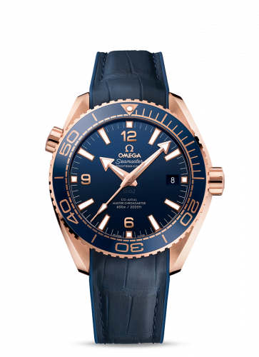 Seamaster Planet Ocean 600M Co-Axial 43.5 Master Chronometer Sedna Gold / Blue / Strap