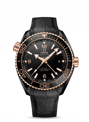 Seamaster Planet Ocean 600M Co-Axial 45.5 Master Chronometer GMT Deep Black Sedna