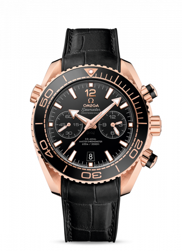 Seamaster Planet Ocean 600M Co-Axial 45.5 Master Chronometer Chronograph Sedna Gold / Black / Alligator