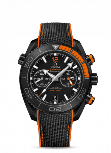 Seamaster Planet Ocean 600M Co-Axial 45.5 Master Chronometer Chronograph Deep Black Orange
