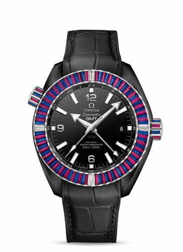 Seamaster Planet Ocean 600M Co-Axial 45.5 Master Chronometer GMT Deep Black Sapphire