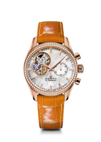 El Primero Chronomaster Lady 38 Rose Gold / Mother of Pearl / Alligator