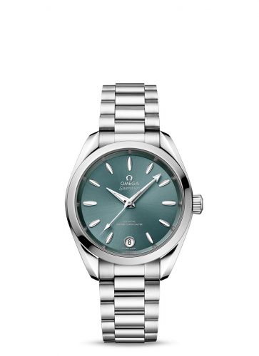 Seamaster Aqua Terra 150M Master Chronometer 34 Stainless Steel / Lagoon Green / Bracelet