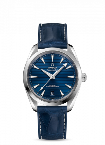 Seamaster Aqua Terra 150M Master Chronometer 38 Stainless Steel / Blue / Alligator