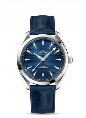 Seamaster Aqua Terra 150M Master Chronometer 41 Stainless Steel / Blue / Alligator