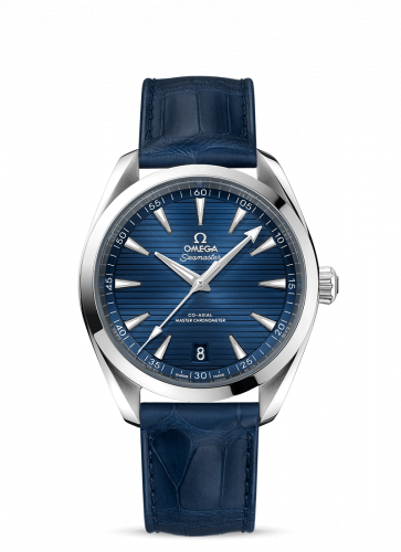 Seamaster Aqua Terra 150M Master Chronometer 41 Stainless Steel / Blue / Alligator