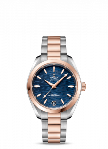 Seamaster Aqua Terra 150M Master Chronometer 34 Stainless Steel / Sedna Gold / Blue-Waves / Bracelet