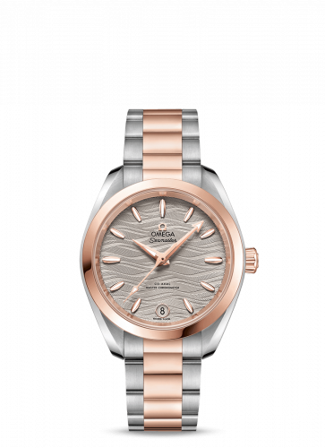 Seamaster Aqua Terra 150M Master Chronometer 34 Stainless Steel / Sedna Gold / Grey-Waves / Bracelet
